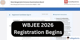 WBJEE 2026 Registration Begins @wbjee.nic.in; Apply by April 5